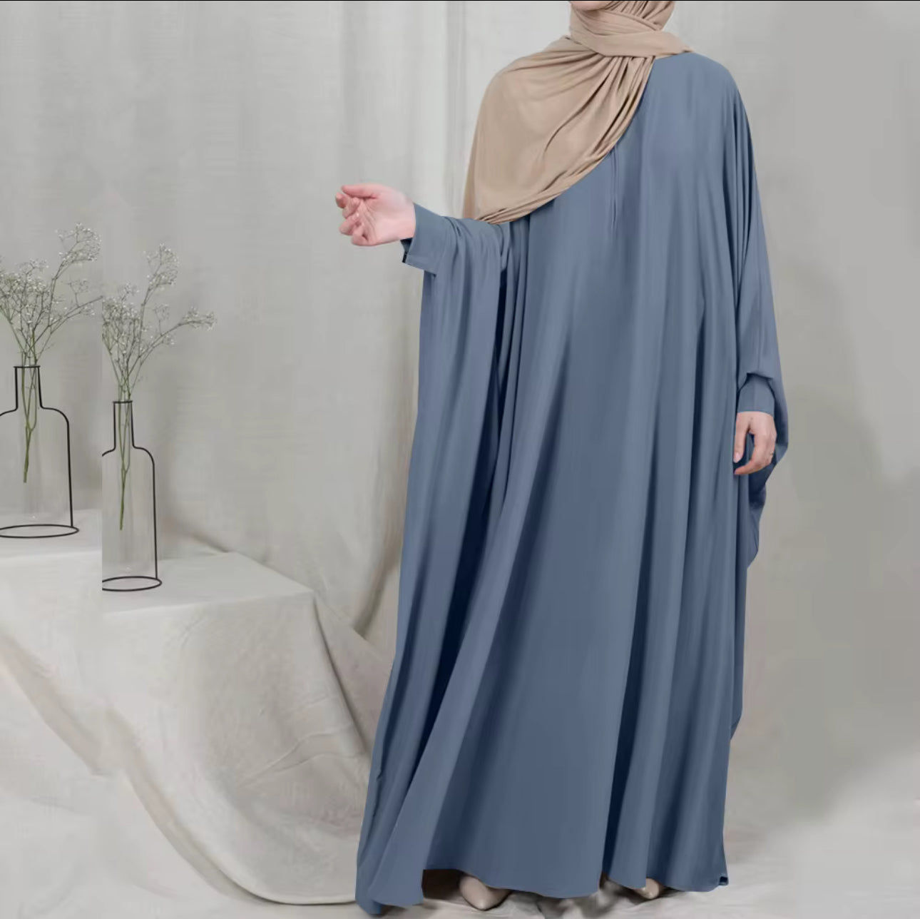Violet zip abaya - O'layah