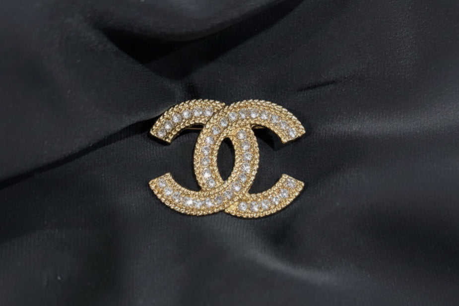 Hijab Pin - gold twin C’s - O'layah