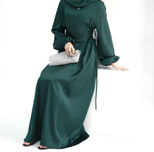 Saili lace up abaya - O'layah