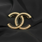 Hijab Pin - black & gold C’s - O'layah