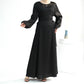 Saili lace up abaya - O'layah