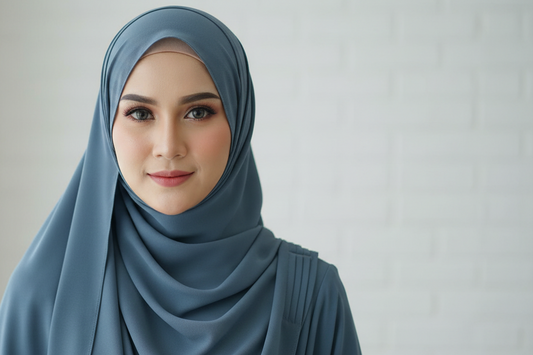 Chiffon Hijab - Teal - O'layah